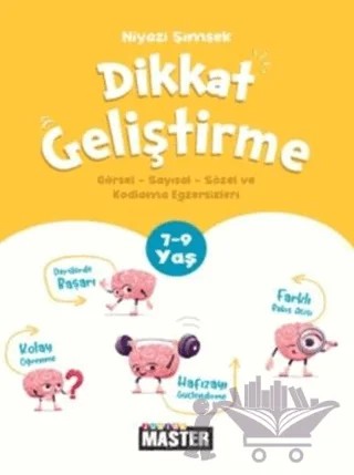 7-9 Yaş Junior Master Dikkat Geliştirme Egzersizleri – Kolektif – Okyanus Yayınları kitap kapağı