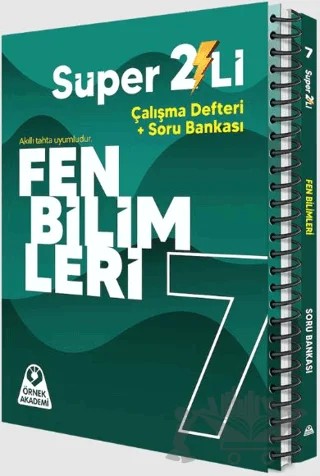 7. Sınıf Süper İkili Fen Bilimleri Seti – Kolektif – Örnek Akademi kitap kapağı