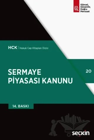 Sermaye Piyasası Kanunu – Kolektif – Seçkin Yayıncılık kitap kapağı