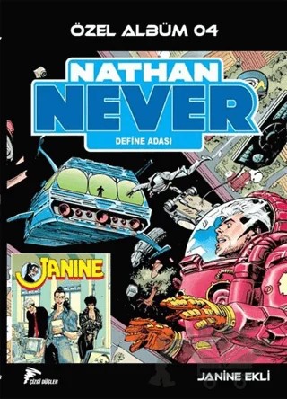 Nathan Never Özel Albüm 04 - Define Adası – Beqi Vigna, Stefano Vietti – Çizgi Düşler Yayınevi kitap kapağı
