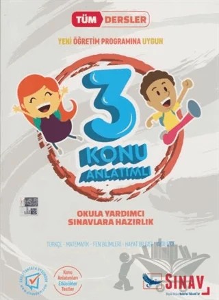 3. Sınıf Tüm Dersler Konu Anlatımlı – Kolektif – Sınav Yayınları kitap kapağı