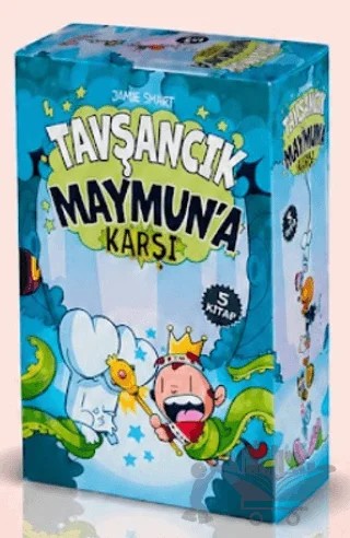 Tavşancık Maymun'a Karşı 5 Kitaplık Kutulu Set – Jamie Smart – The Kitap Çocuk kitap kapağı