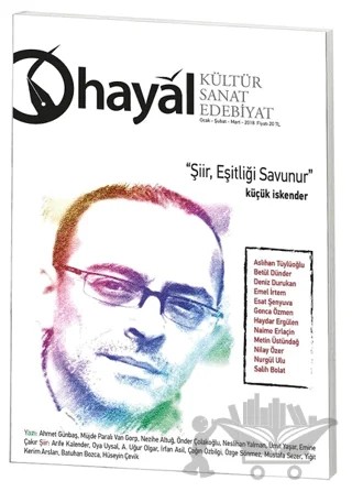 Hayal Kültür Sanat Edebiyat Dergisi Sayı: 68 (Ocak - Şubat - Mart 2019) – Hayal Yayınları kitap kapağı
