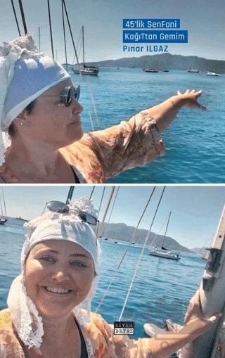 45’lik Senfoni – Pınar Ilgaz – Siyah Beyaz Yayınları kitap kapağı