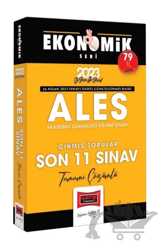 Yargı Yayınları 2023 ALES Ekonomik Seri Tamamı Çözümlü Son 11 Sınav Çıkmış Sorular – Kolektif – Yargı Yayınevi kitap kapağı