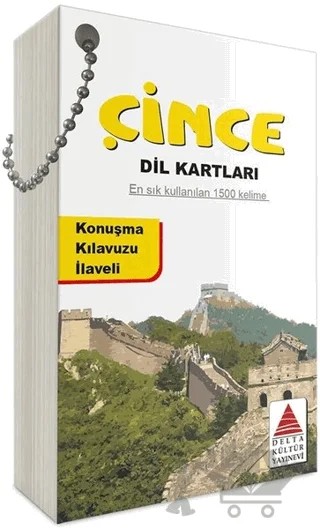 Çince Dil Kartları – Tahir Nuri Zerepshan – Delta Kültür Yayınevi kitap kapağı