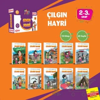 Çılgın Hayri (10 Kitap + Değerlendirme Testi) – Kolektif – Kitap Kulübü Çocuk Yayınları kitap kapağı