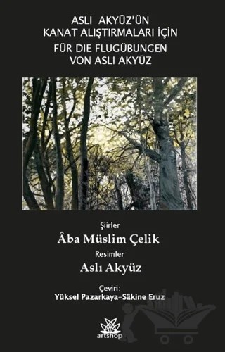 Aslı Akyüz'ün Kanat Çalışmaları İçin – Aba Müslim Çelik – Artshop Yayıncılık kitap kapağı