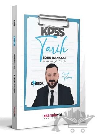 KPSS Genel Kültür Kasırga Tarih Tamamı Çözümlü Soru Bankası – Cüneyt Koşanay – Aklımdavar Yayıncılık kitap kapağı