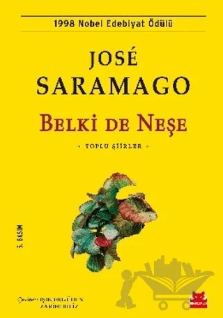 Belki De Neşe – Jose Saramago – Kırmızı Kedi Yayınevi kitap kapağı