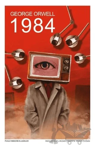 1984 – George Orwell – Puslu Yayıncılık kitap kapağı