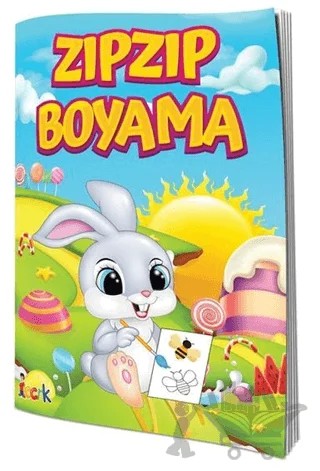 Zıpzıp Boyama – Kolektif – Bıcırık Yayınları kitap kapağı