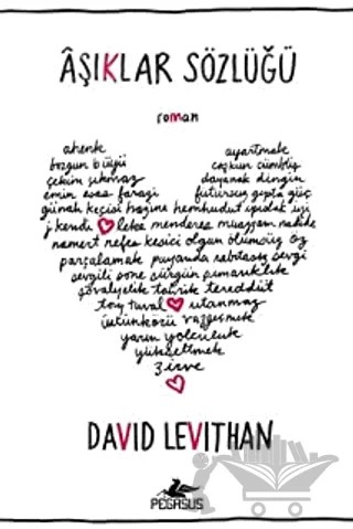 Aşıklar Sözlüğü – David Levithan – Pegasus Yayınları kitap kapağı