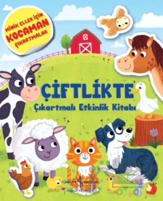 Çiftlikte Çıkartmalı Etkinlik Kitabı – Kolektif – İş Bankası Kültür Yayınları kitap kapağı