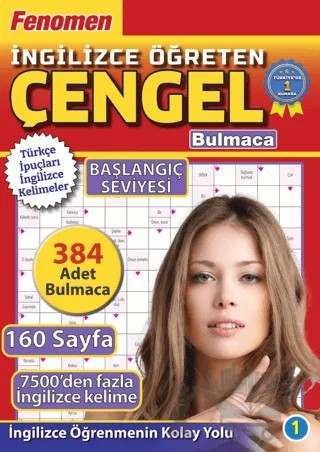 Fenomen İngilizce Öğreten Çengel Bulmaca Başlangıç Seviyesi – Bertan Kodamanoğlu – Maxi Yayıncılık kitap kapağı