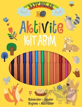 Hayvanlar Aktivite Kitabım – Angelina de Sol, Eve Robertson – Maxi Yayıncılık kitap kapağı