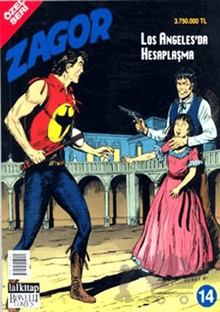 Los Angeles’da Hesaplaşma - Zagor Özel Seri Sayı 14 – Lal Kitap kitap kapağı