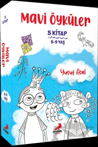 Mavi Öyküler Set (5 Kitap Takım) – Yusuf Asal – Erdem Çocuk kitap kapağı