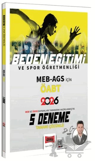 2026 ÖABT MEB-AGS Beden Eğitimi ve Spor Öğretmenliği Tamamı Çözümlü 5 Deneme – Can Nakip – Yargı Yayınevi kitap kapağı