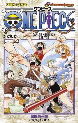 One Piece 5. Cilt – Eiiçiro Oda – Gerekli Şeyler Yayıncılık kitap kapağı