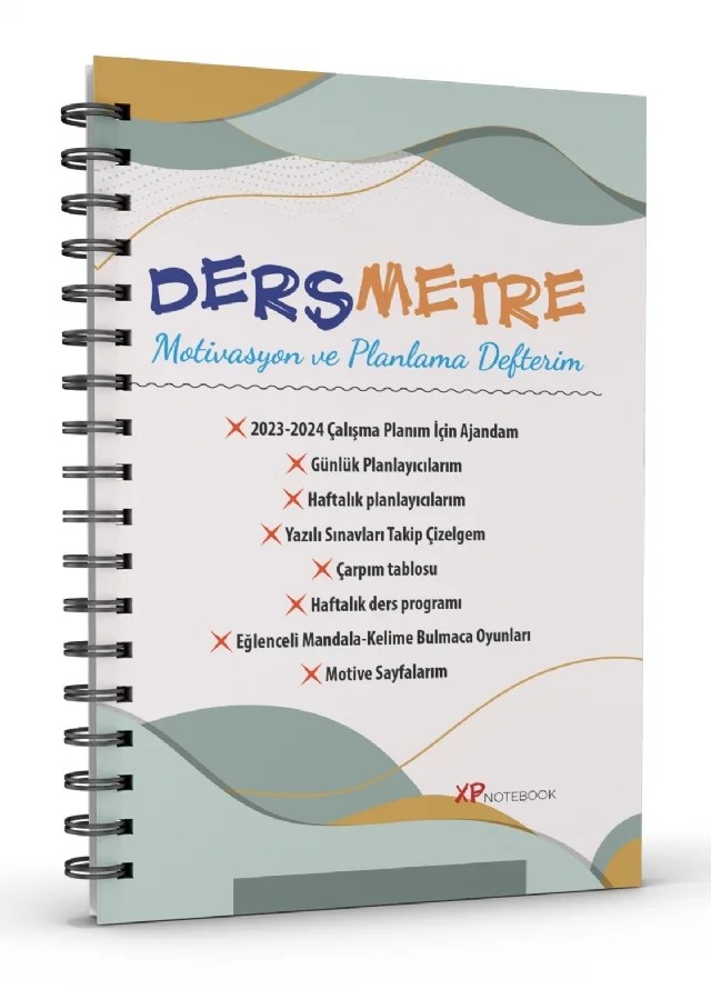DERSMETRE Motivasyon ve Planlama Defteri / Günlük ve Haftalık Planlayıcı – Komisyon – Atlas Akademi kitap kapağı