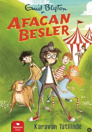 Afacan Beşler Karavan Tatilinde – Enid Blyton – Redhouse Kidz Yayınları kitap kapağı