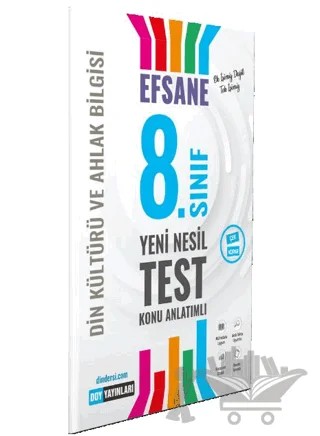 8. Sınıf Din Kültürü ve Ahlak Bilgisi Yetenekli Test – Kolektif – DDY Yayınları kitap kapağı