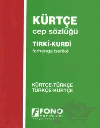 Kürtçe - Türkçe - Türkçe - Kürtçe Cep Sözlük – Mikail Bülbül, Ramazan Pertev – Fono Yayınları kitap kapağı