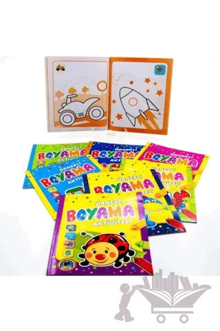 Aktiviteli Örnekli Boyama Kitabı (8 Kitap Takım) – Kolektif – Karatay Çocuk kitap kapağı