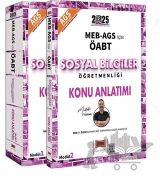 2025 MEB-AGS ÖABT Sosyal Bilgiler Öğretmenliği Konu Anlatımı – Mustafa Özdemir – Yargı Yayınevi kitap kapağı