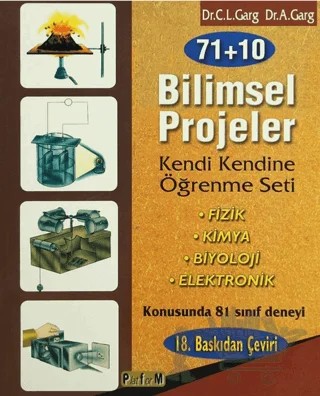 71+10 Bilimsel Projeler – A. Garg, C. L. Garg – Platform Yayınları kitap kapağı