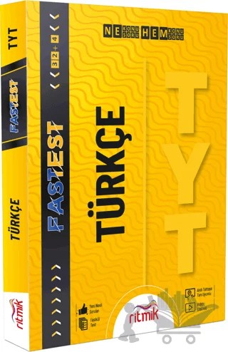 TYT Fastest Türkçe Konu Anlatımlı Soru Bankası – Kolektif – Ritmik Yayınları kitap kapağı