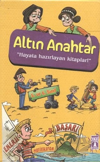 Altın Anahtar (4 Kitap Takım, Kutulu) – Lee Pascal, Margie Agnew, Steve Barlow, Steve Skidmore – Timaş Yayınları kitap kapağı