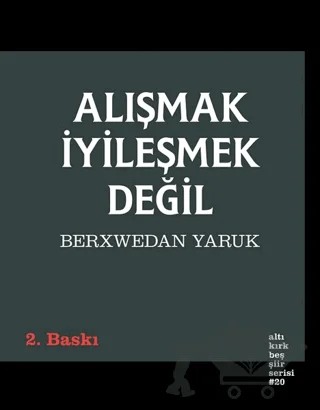 Alışmak İyileşmek Değil – Berxwedan Yaruk – Altıkırkbeş Yayınları kitap kapağı