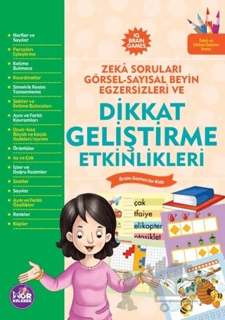 Dikkat Geliştirme Etkinlikleri – Ferhat Çınar – Mor Kelebek kitap kapağı