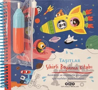Sihirli Boyama Kitabı - Taşıtlar – Grund – Yapı Kredi Yayınları kitap kapağı