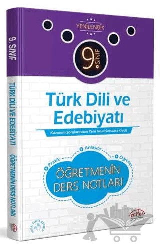 9. Sınıf Türk Dili Edebiyatı Öğretmenin Ders Notları – Kolektif – Editör Yayınevi kitap kapağı