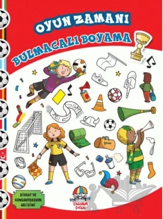 Oyun Zamanı - Bulmacalı Boyama – Kolektif – Teleskop Popüler Bilim kitap kapağı