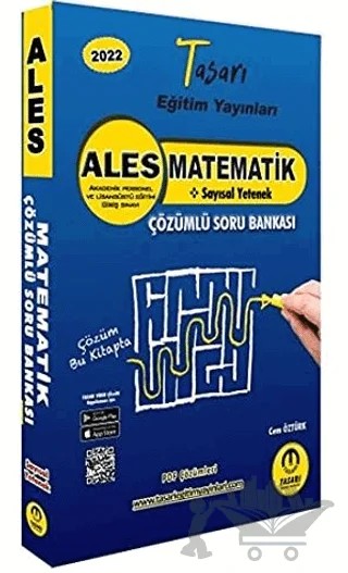 2022 ALES Matematik Çözümlü Soru Bankası – Cem Öztürk – Tasarı Eğitim Yayınları kitap kapağı