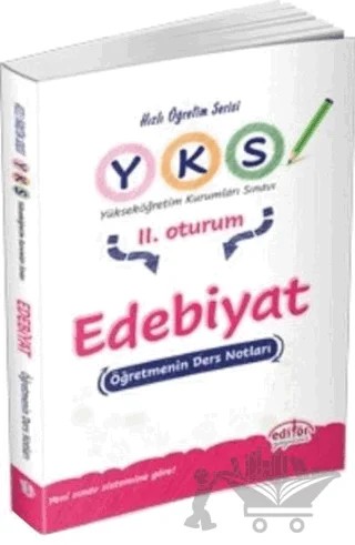 YKS 2.Oturum Edebiyat Öğretmenin Ders Notları – Kolektif – Editör Yayınevi kitap kapağı