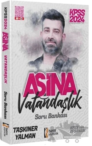 2024 KPSS Aşina Vatandaşlık Soru Bankası – Taşkıner Yalman – İSEM Yayıncılık kitap kapağı