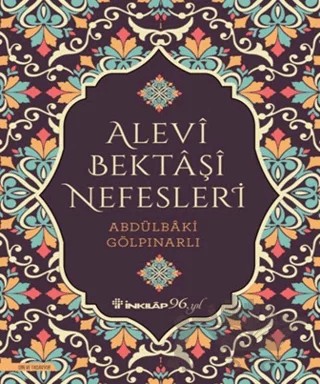 Alevi Bektaşi Nefesleri – Abdülbaki Gölpınarlı – İnkılap Kitabevi kitap kapağı