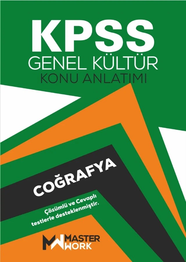 KPSS - Genel Kültür / COĞRAFYA KONU ANLATIMI - Detaylı Konu Anlatımı - Çözümlü Testler - Konu Testleri – Komisyon – MasterWork kitap kapağı
