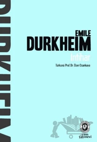 İntihar – Emile Durkheim – Cem Yayınevi kitap kapağı