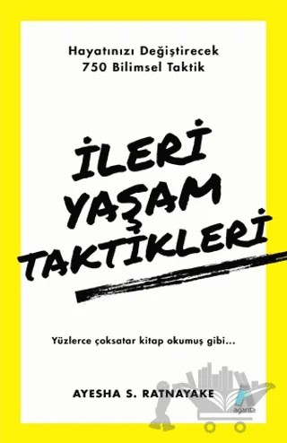İleri Yaşam Taktikleri – Ayesha S. Ratnayake – Aganta Yayınları kitap kapağı