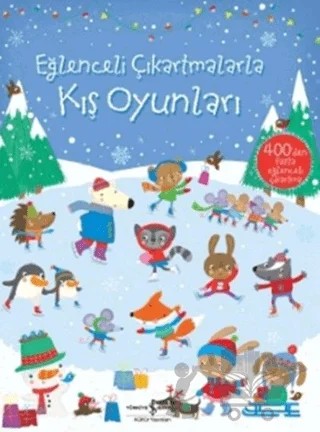Eğlenceli Çıkartmalarla Kış Oyunları – Fiona Watt – İş Bankası Kültür Yayınları kitap kapağı
