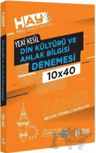 Hay 7. Sınıf Din Kültürü Branş Deneme – Kolektif – Teas Press kitap kapağı