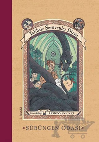 Sürüngen Odası – Lemony Snicket – Doğan Egmont Yayıncılık kitap kapağı