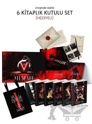 Ateşpare Serisi 6 Kitaplık Hediyeli Set – Ceren Melek – Ephesus Yayınları kitap kapağı