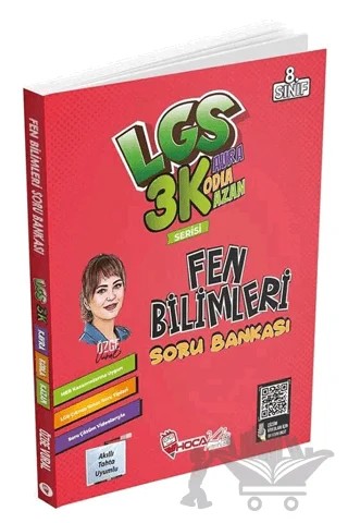 8. Sınıf LGS Fen Bilimleri Soru Bankası – Özge Vural – Hoca Kafası Yayınları kitap kapağı